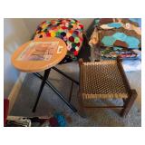 Folding stool, Foot stool