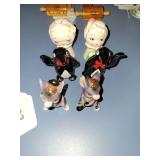 Vintage Salt and Pepper Shakers  6 pieces