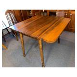 Wooden drop leaf table