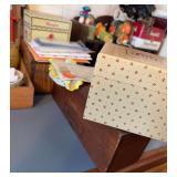 Recipe boxes with recipes