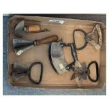 Various styles of antique cutters