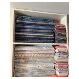2 shelves of fabric