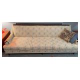 Mid-century modern three cushions sofa 85" l