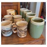 Lot of ceramic mugs