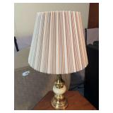 Heavy brass Table lamp 31” tall