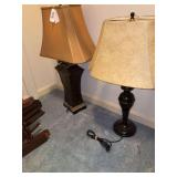 2 modern table lamps