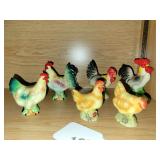 Vintage Salt and Pepper Shakers  6 pieces