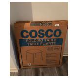 2 Cosco Card Tables, 4 folding chairs