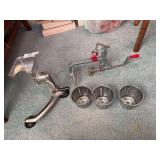 Vintage peeler, shredder & ravioli maker