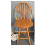 Spindle back barstool 44" tall with 28" tall seat