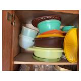 Lot of Tupperware and plastic storage containers