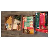 Christmas lights, electric  window candolier & misc Christmas decor