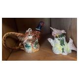 Fritz and Floyd Pheasant pitcher, bird pitcher