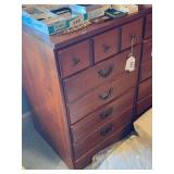 3 drawer Maple nightstand