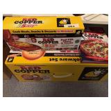 New Red Copper Cookware , 5 minute Chef and cookbook