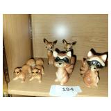 Vintage Salt and Pepper Shakers  6 pieces