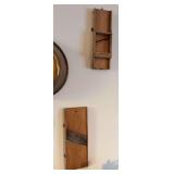 2 antique kraut cutters