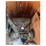 Tow behind yard spreader