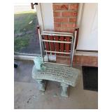 Garden bench, lawn chair