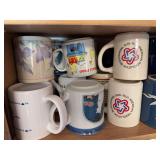 Large lot of misc coffee mugs