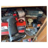 2 Craftsman 3/8” drill/driver, solder gun, battery packs