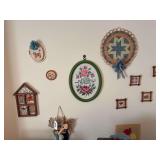 Needle points wall hangings