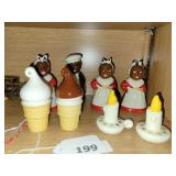 Vintage Salt and Pepper Shakers 8 pieces