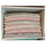 2 cubbies of fabric