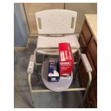 Shower chair, potty chair, commode liners