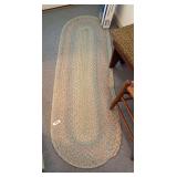 6’ braided rug runner