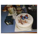 Vintage Salt and Pepper Shakers, Trivets