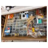 Drawer of hardware