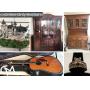 Furniture, Musical Instruments, Collectibles, Glassware, Misc.