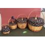 (4) Longaberger Pumpkin Baskets