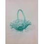 Glass Fenton Basket