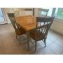 Modern Kitchen Table with 4 Chairs and leaf