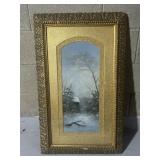 Framed Oil Painting Unknown Signature