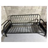 Black metal Futon Frame