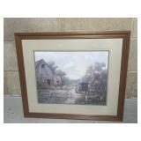 Amish Farm Art Print