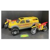 Tonka Truck and Motorcycles