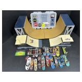 Tech Deck toys and ramps