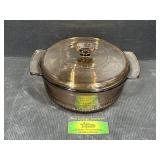 Anchor Hocking Brown Bean pot