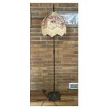 Vintage Tapestry Victorian Style Floor Lamp