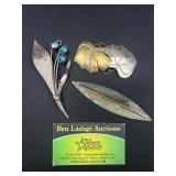 Leaf Decorative Brooches / Pins
