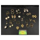 Gold Tone Fashion Earrings