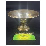 Sterling silver weighted footed bowl