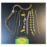 Fashion bracelets (8) & 1 bolo