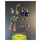 Fashion Earrings - 2 Earrings & 3 screw/clip on