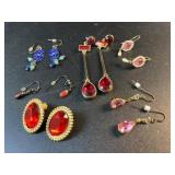 6 sets of fashion earrings