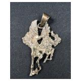 Sterling Silver Pegasus charm